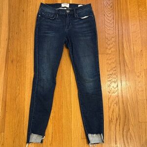 Frame Denim Midnight Skinny Jeans 27